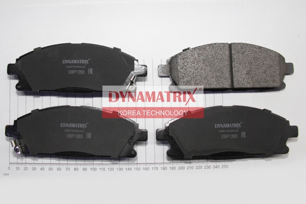 DBP1263 DYNAMATRIX Комплект тормозных колодок, дисковый тормоз (фото 1)