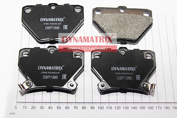 DBP1395 DYNAMATRIX Комплект тормозных колодок, дисковый тормоз (фото 1)