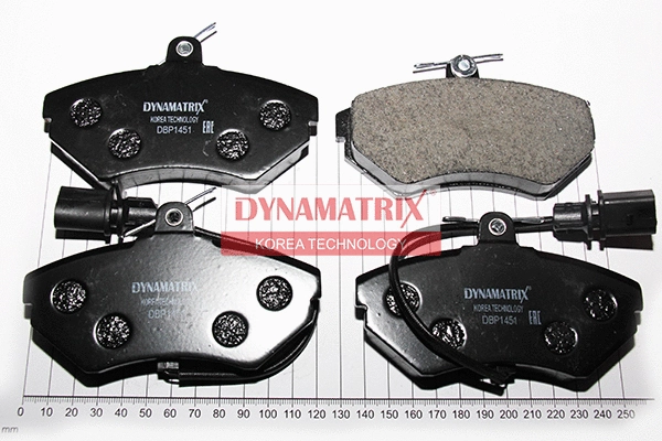 DBP1451 DYNAMATRIX Комплект тормозных колодок, дисковый тормоз (фото 1)