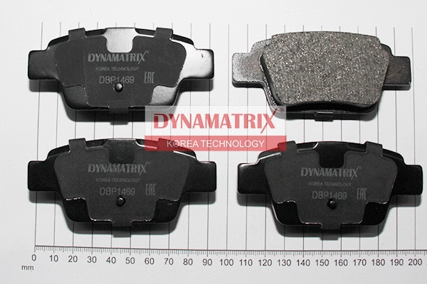 DBP1469 DYNAMATRIX Комплект тормозных колодок, дисковый тормоз (фото 1)