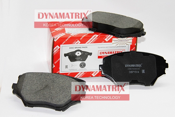 DBP1514 DYNAMATRIX Комплект тормозных колодок, дисковый тормоз (фото 1)