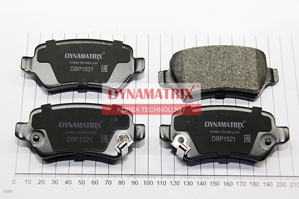 DBP1521 DYNAMATRIX Комплект тормозных колодок, дисковый тормоз (фото 1)