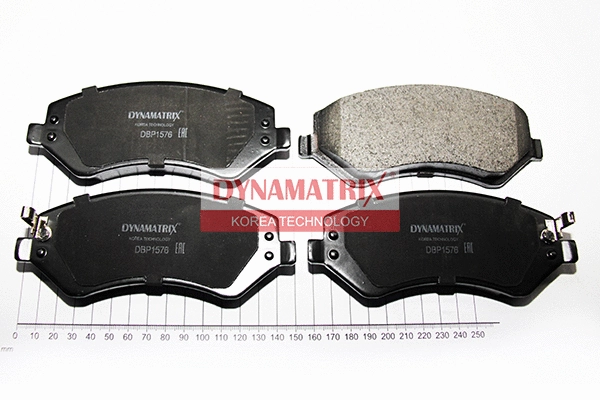 DBP1576 DYNAMATRIX Комплект тормозных колодок, дисковый тормоз (фото 1)