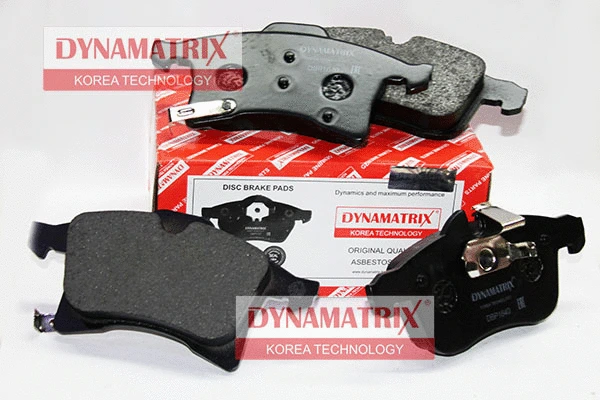 DBP1640 DYNAMATRIX Комплект тормозных колодок, дисковый тормоз (фото 1)