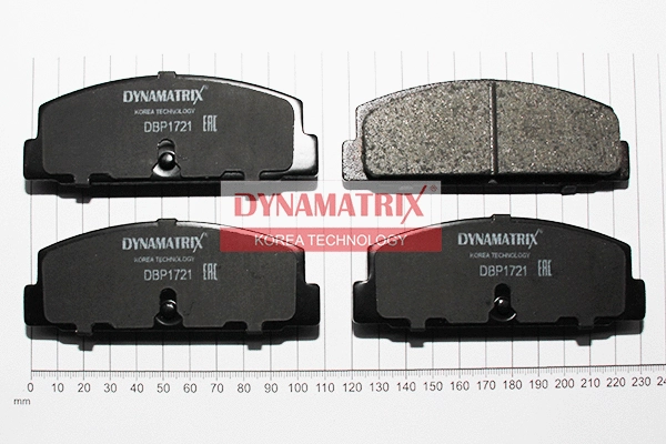 DBP1721 DYNAMATRIX Комплект тормозных колодок, дисковый тормоз (фото 1)