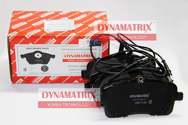DBP1725 DYNAMATRIX Комплект тормозных колодок, дисковый тормоз (фото 1)