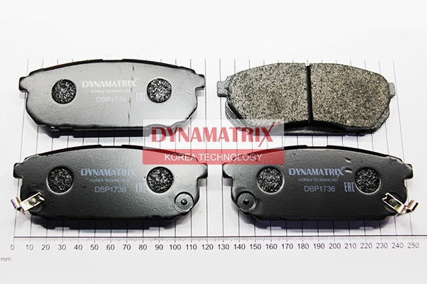 DBP1736 DYNAMATRIX Комплект тормозных колодок, дисковый тормоз (фото 1)