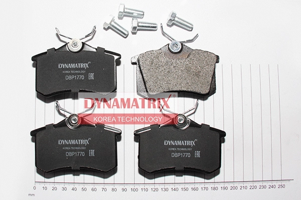 DBP1770 DYNAMATRIX Комплект тормозных колодок, дисковый тормоз (фото 1)