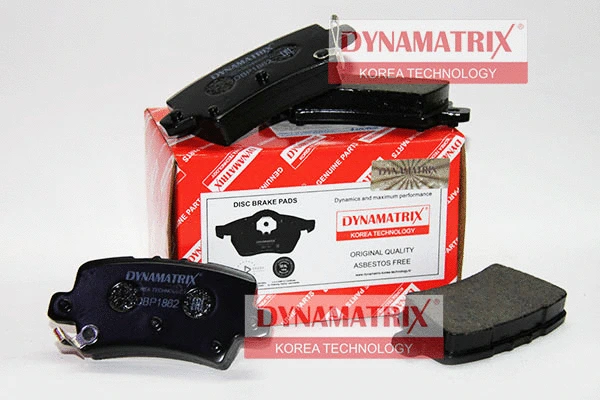 DBP1862 DYNAMATRIX Комплект тормозных колодок, дисковый тормоз (фото 1)