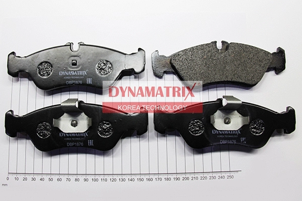 DBP1876 DYNAMATRIX Комплект тормозных колодок, дисковый тормоз (фото 1)