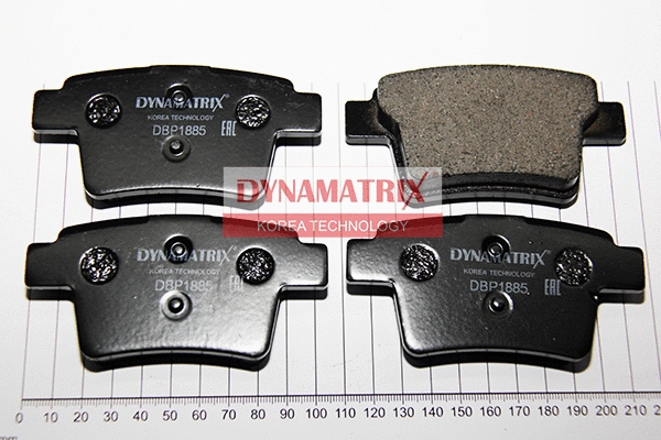DBP1885 DYNAMATRIX Комплект тормозных колодок, дисковый тормоз (фото 1)