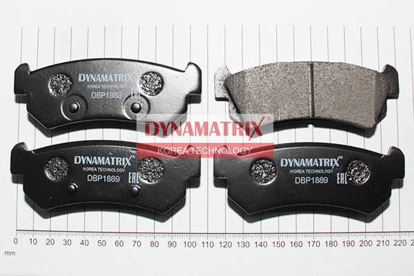 DBP1889 DYNAMATRIX Комплект тормозных колодок, дисковый тормоз (фото 1)