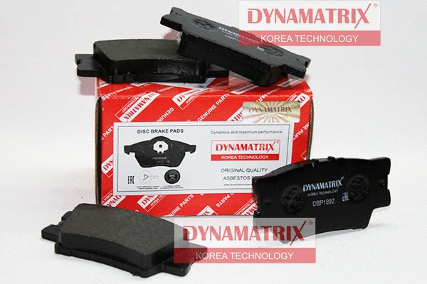 DBP1892 DYNAMATRIX Комплект тормозных колодок, дисковый тормоз (фото 1)
