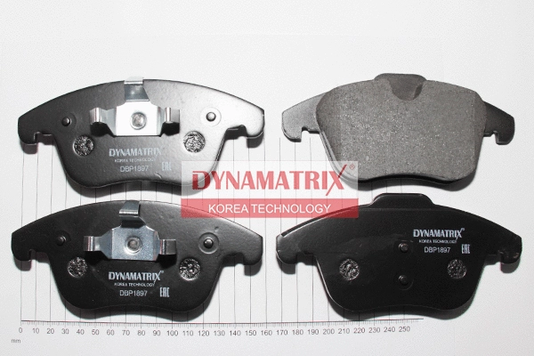 DBP1897 DYNAMATRIX Комплект тормозных колодок, дисковый тормоз (фото 1)