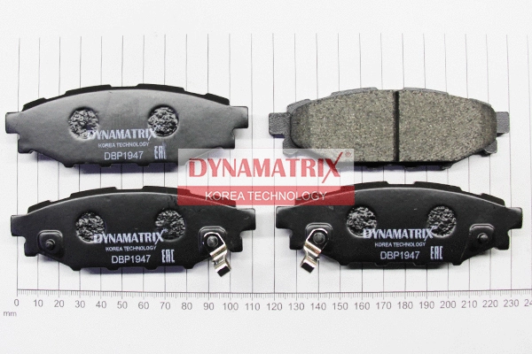DBP1947 DYNAMATRIX Комплект тормозных колодок, дисковый тормоз (фото 1)