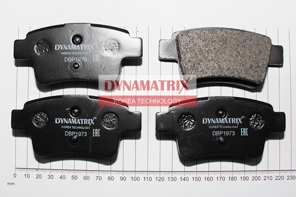 DBP1973 DYNAMATRIX Комплект тормозных колодок, дисковый тормоз (фото 1)
