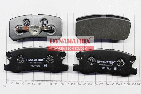 DBP1992 DYNAMATRIX Комплект тормозных колодок, дисковый тормоз (фото 1)