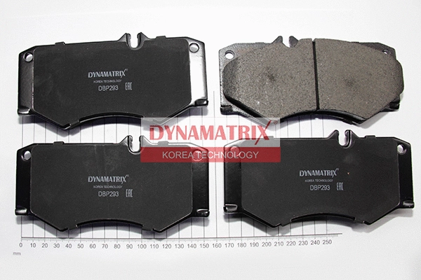 DBP293 DYNAMATRIX Комплект тормозных колодок, дисковый тормоз (фото 1)