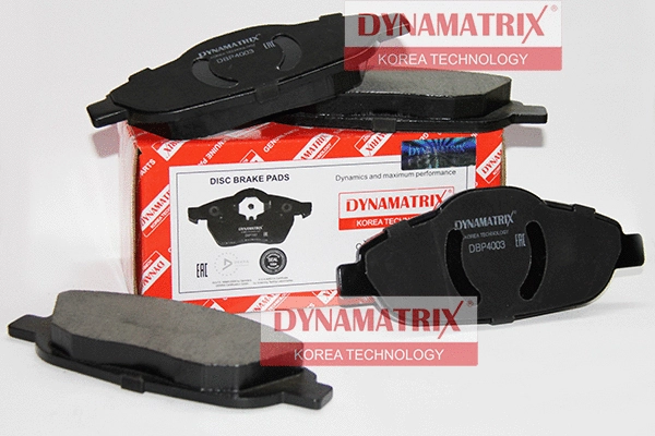 DBP4003 DYNAMATRIX Комплект тормозных колодок, дисковый тормоз (фото 1)
