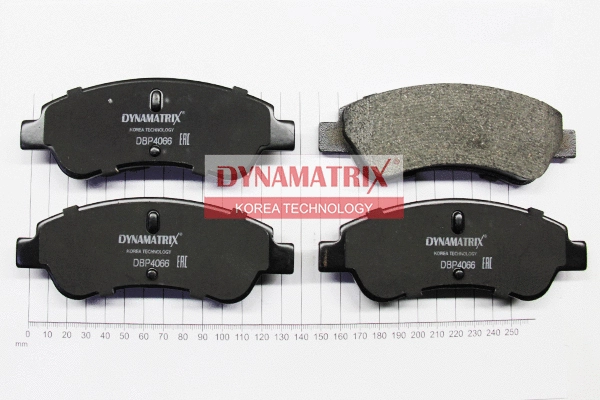 DBP4066 DYNAMATRIX Комплект тормозных колодок, дисковый тормоз (фото 1)