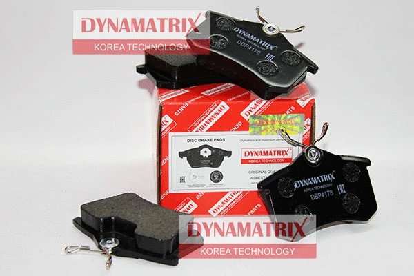 DBP4178 DYNAMATRIX Комплект тормозных колодок, дисковый тормоз (фото 1)