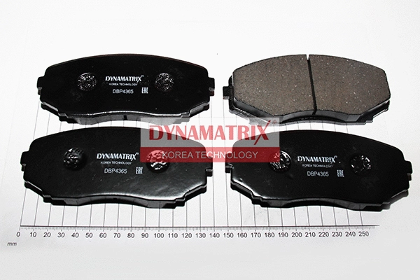DBP4365 DYNAMATRIX Комплект тормозных колодок, дисковый тормоз (фото 1)