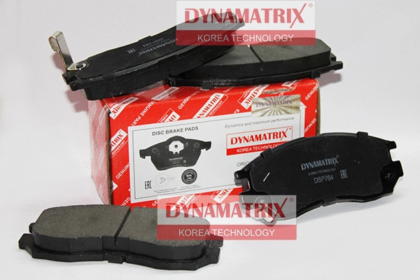 DBP764 DYNAMATRIX Комплект тормозных колодок, дисковый тормоз (фото 1)