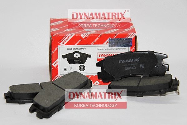 DBP803 DYNAMATRIX Комплект тормозных колодок, дисковый тормоз (фото 1)