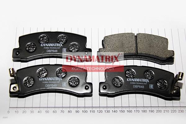 DBP848 DYNAMATRIX Комплект тормозных колодок, дисковый тормоз (фото 1)