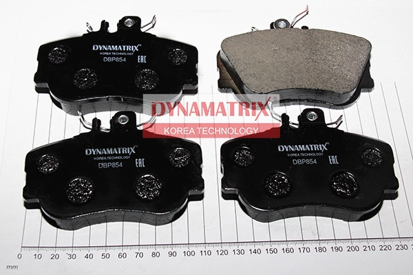 DBP854 DYNAMATRIX Комплект тормозных колодок, дисковый тормоз (фото 1)