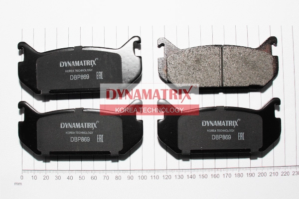DBP869 DYNAMATRIX Комплект тормозных колодок, дисковый тормоз (фото 1)