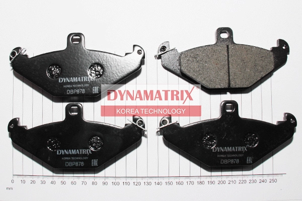 DBP878 DYNAMATRIX Комплект тормозных колодок, дисковый тормоз (фото 1)