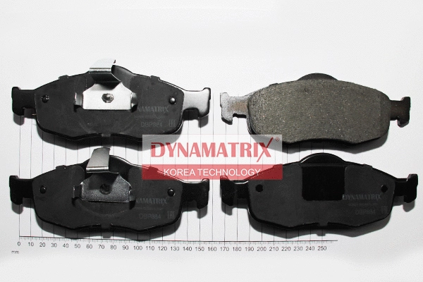 DBP884 DYNAMATRIX Комплект тормозных колодок, дисковый тормоз (фото 1)