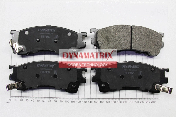 DBP950 DYNAMATRIX Комплект тормозных колодок, дисковый тормоз (фото 1)