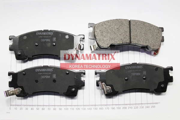 DBP984 DYNAMATRIX Комплект тормозных колодок, дисковый тормоз (фото 1)