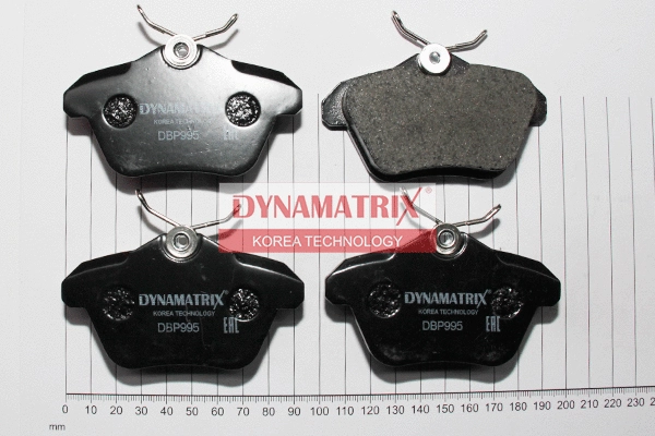 DBP995 DYNAMATRIX Комплект тормозных колодок, дисковый тормоз (фото 1)