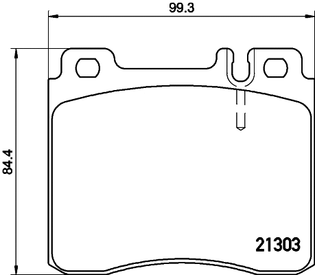 BPD2379 BENDIX Braking Комплект тормозных колодок, дисковый тормоз (фото 1)