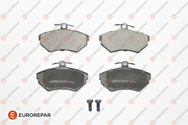 1617254380 EUROREPAR Комплект тормозных колодок, дисковый тормоз (фото 1)