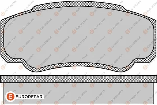 1617281780 EUROREPAR Комплект тормозных колодок, дисковый тормоз (фото 1)