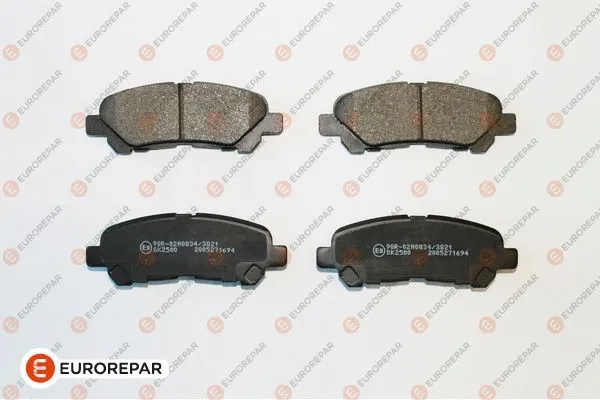 1667816380 EUROREPAR Комплект тормозных колодок, дисковый тормоз (фото 1)