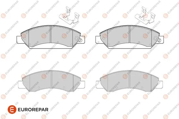 1686263580 EUROREPAR Комплект тормозных колодок, дисковый тормоз (фото 1)