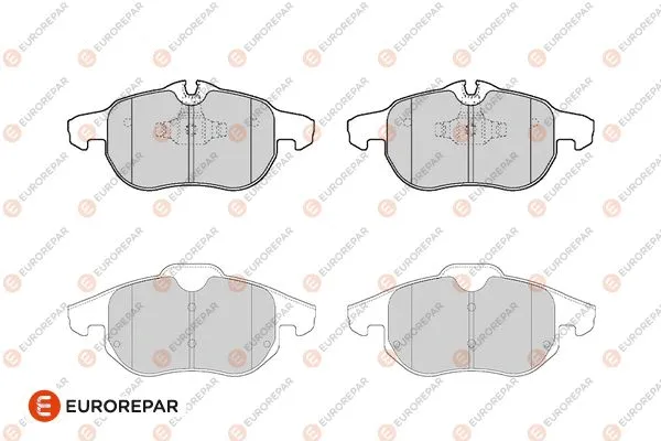 1686269180 EUROREPAR Комплект тормозных колодок, дисковый тормоз (фото 1)