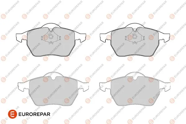 1686271280 EUROREPAR Комплект тормозных колодок, дисковый тормоз (фото 1)