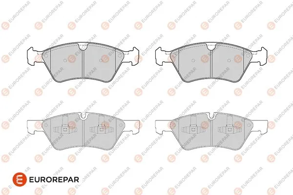 1686273180 EUROREPAR Комплект тормозных колодок, дисковый тормоз (фото 1)