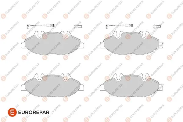 1686274580 EUROREPAR Комплект тормозных колодок, дисковый тормоз (фото 1)