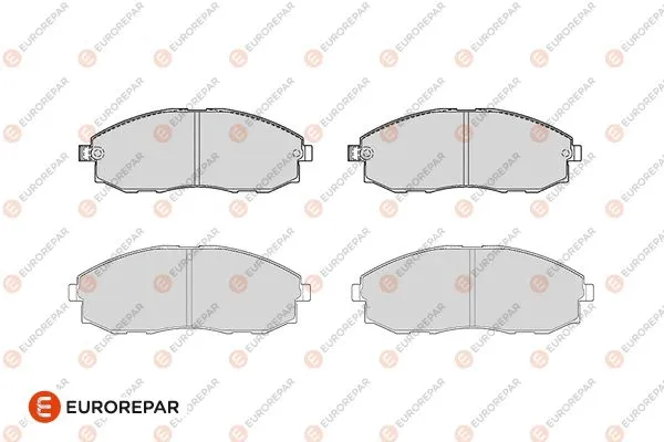 1686278980 EUROREPAR Комплект тормозных колодок, дисковый тормоз (фото 1)