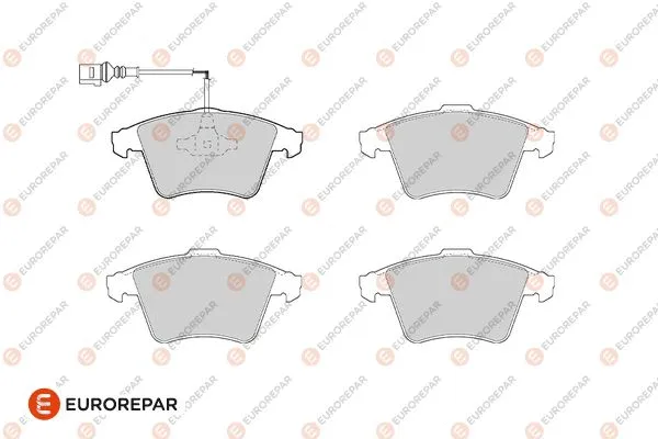 1686279380 EUROREPAR Комплект тормозных колодок, дисковый тормоз (фото 1)