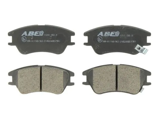 C10520ABE ABE Комплект тормозных колодок, дисковый тормоз (фото 1)