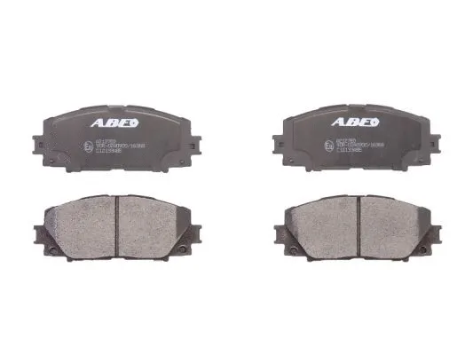 C12133ABE ABE Комплект тормозных колодок, дисковый тормоз (фото 1)