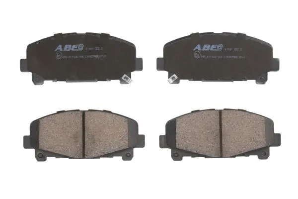 C14057ABE ABE Комплект тормозных колодок, дисковый тормоз (фото 1)